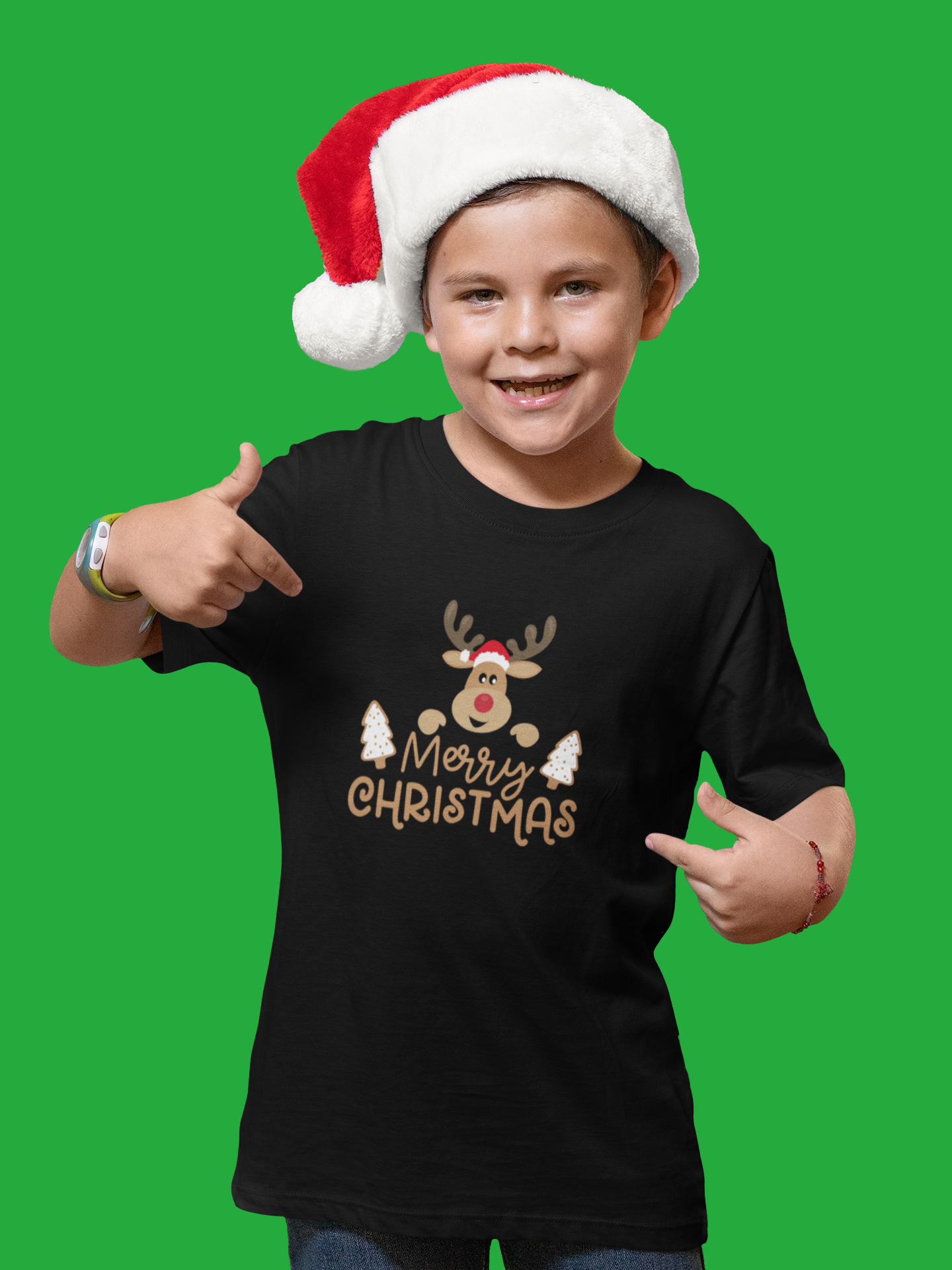 "Merry Christmas" boys christmas t-shirt