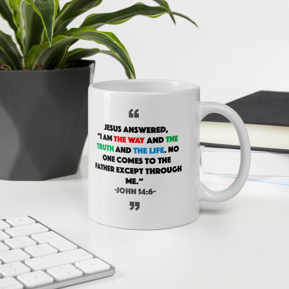 Jesus, The Way, The Truth, The Life - Christian Coffee Mug