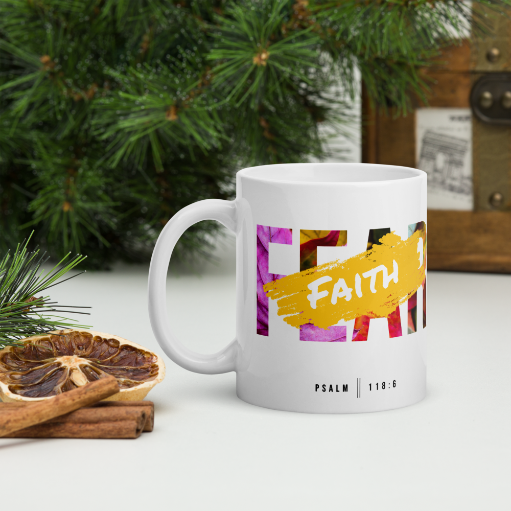 "Faith over Fear" - Christian Coffee Mug