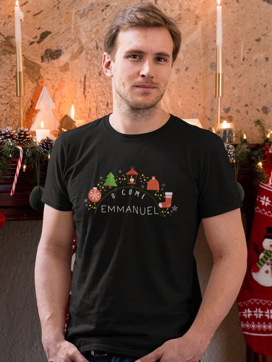 O COME EMMANUEL – Unisex Christian Christmas T-Shirt