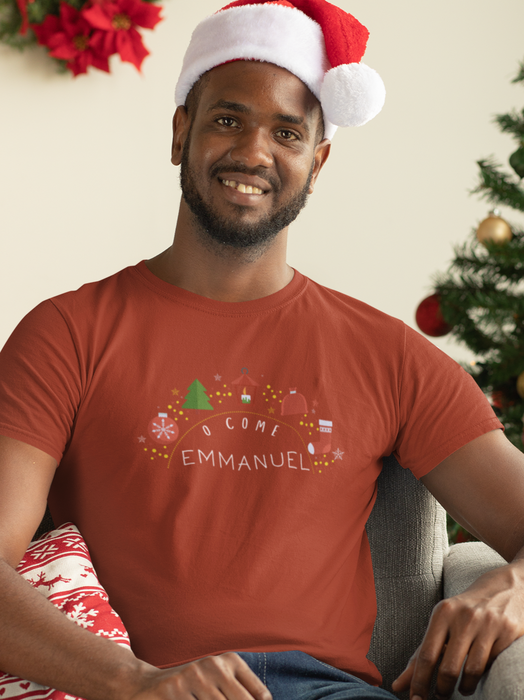 O COME EMMANUEL – Unisex Christian Christmas T-Shirt