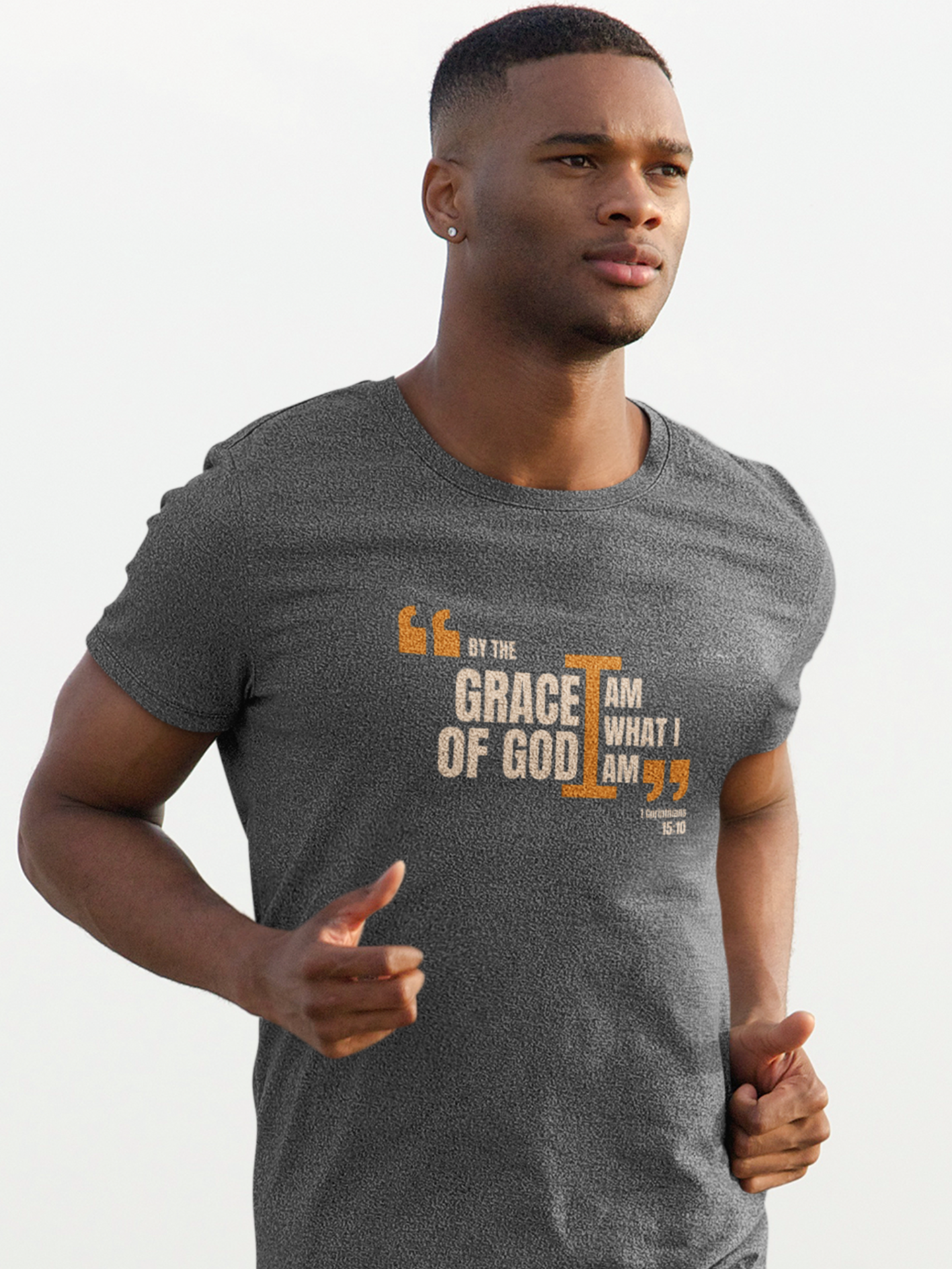 "By the Grace of God, I Am What I Am" unisex christian t-shirt