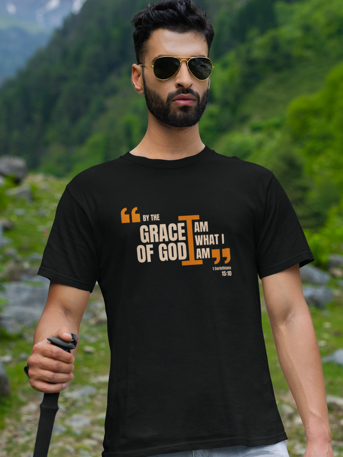 "By the Grace of God, I Am What I Am" unisex christian t-shirt