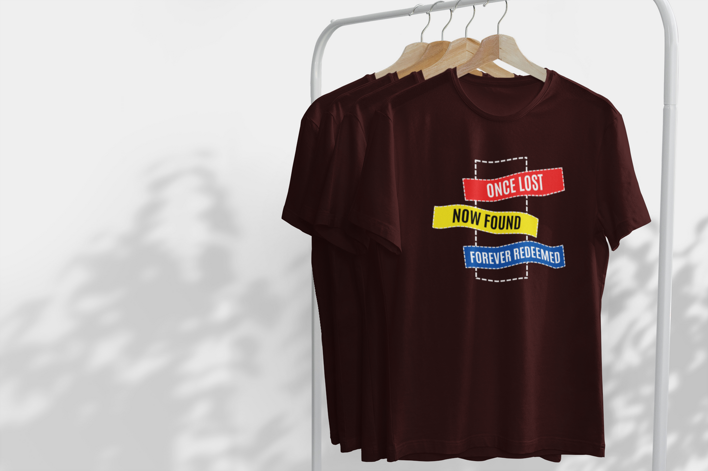 Lost. Found. Forever Redeemed. – Unisex Christian T-Shirt