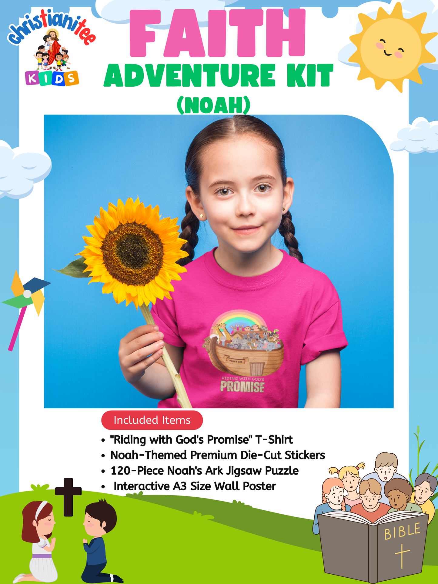 Noah's Faith Adventure Kit: Riding with God's Promise (Girls)