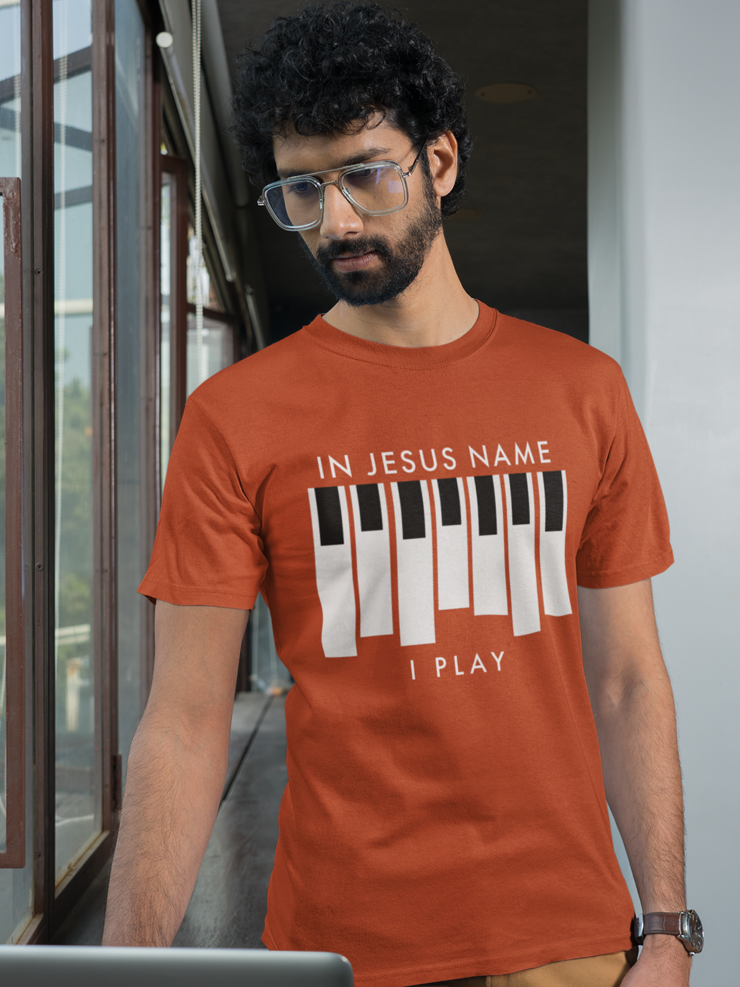 "In Jesus name I Play" unisex christian t-shirt