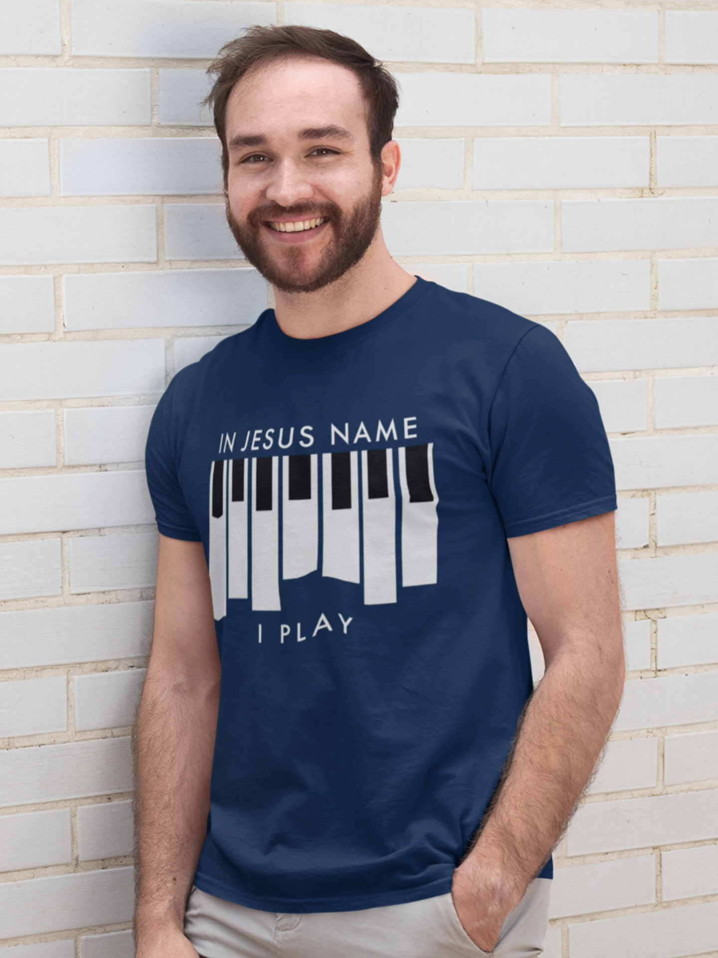 "In Jesus name I Play" unisex christian t-shirt