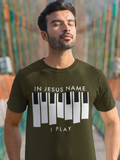 "In Jesus name I Play" unisex christian t-shirt