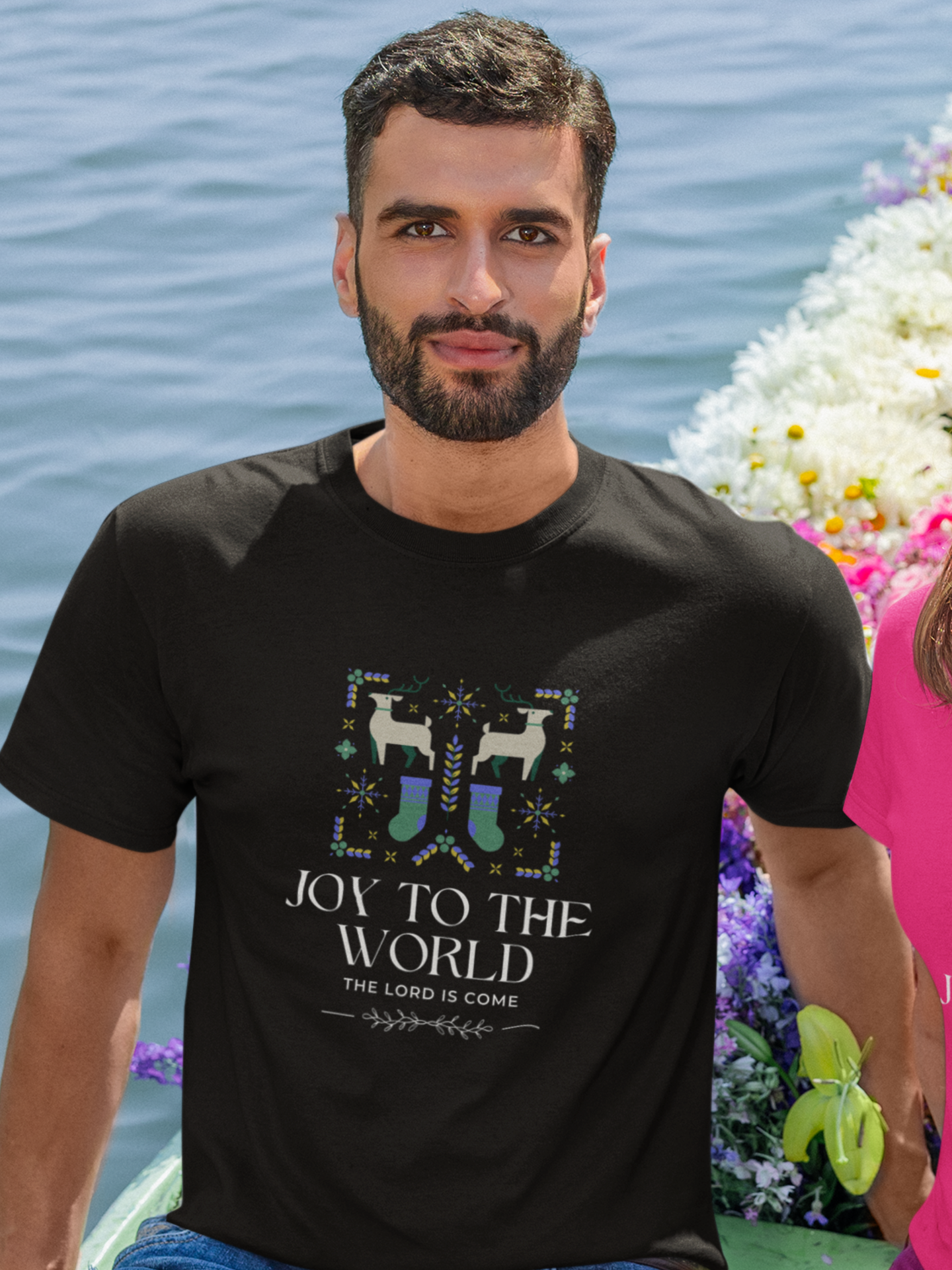 "Joy to the World, the Lord is Come" unisex christmas t-shirt