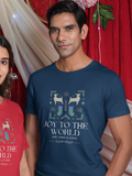 "Joy to the World, the Lord is Come" unisex christmas t-shirt