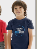 "Trust and Obey" boys christian t-shirt