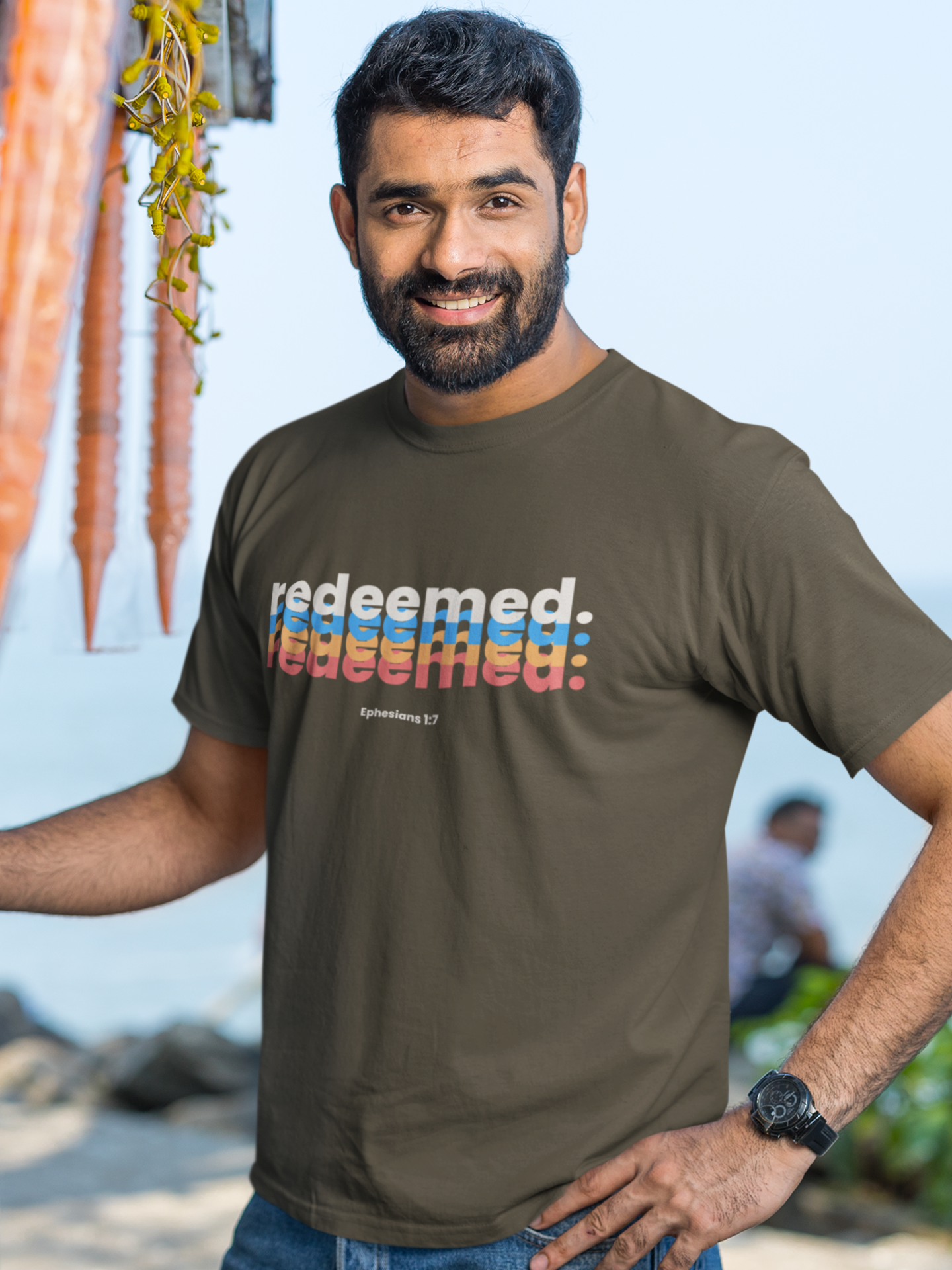 "Redeemed" unisex christian t-shirt