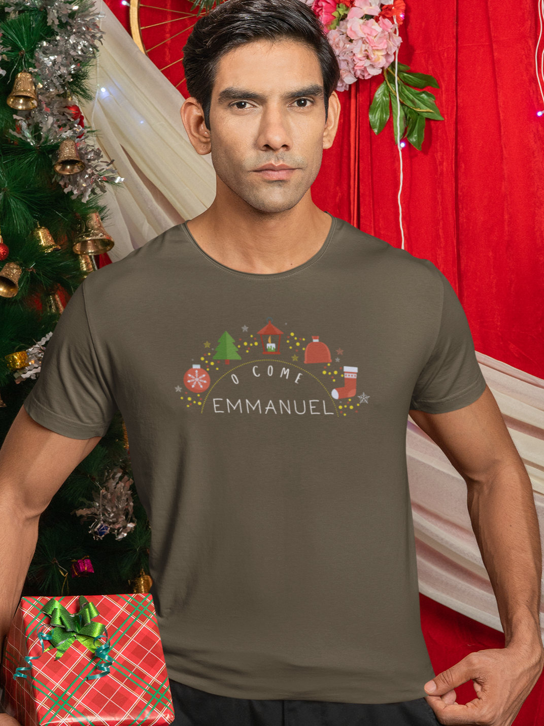 O COME EMMANUEL – Unisex Christian Christmas T-Shirt