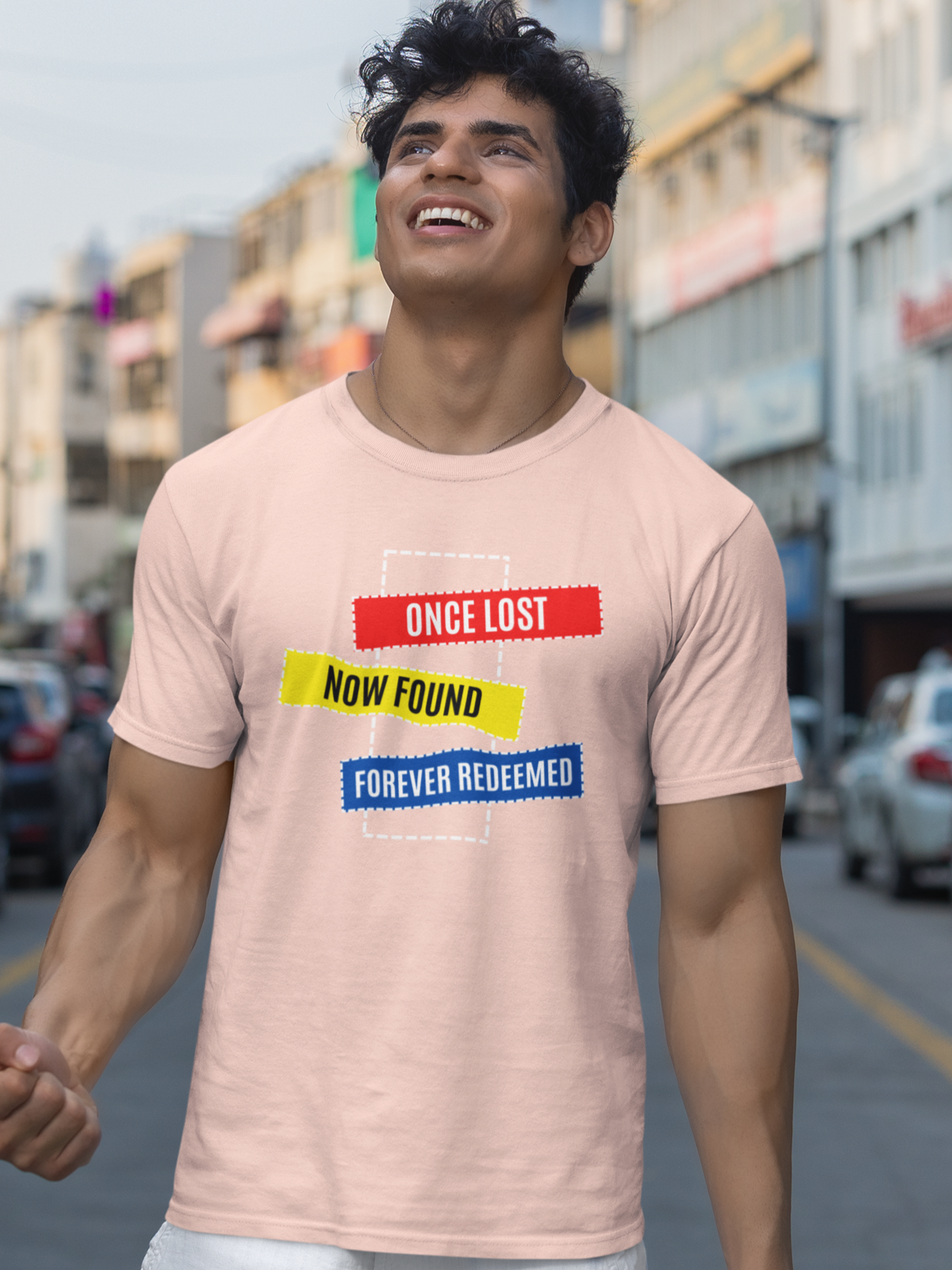 Lost. Found. Forever Redeemed. – Unisex Christian T-Shirt