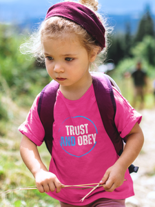 "Trust and Obey" girls christian t-shirt