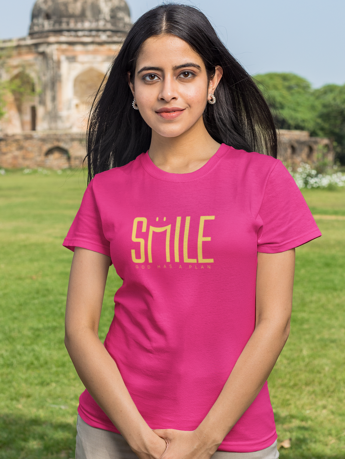 "Smile, God Has a Plan"  Women's Classic T-Shirt