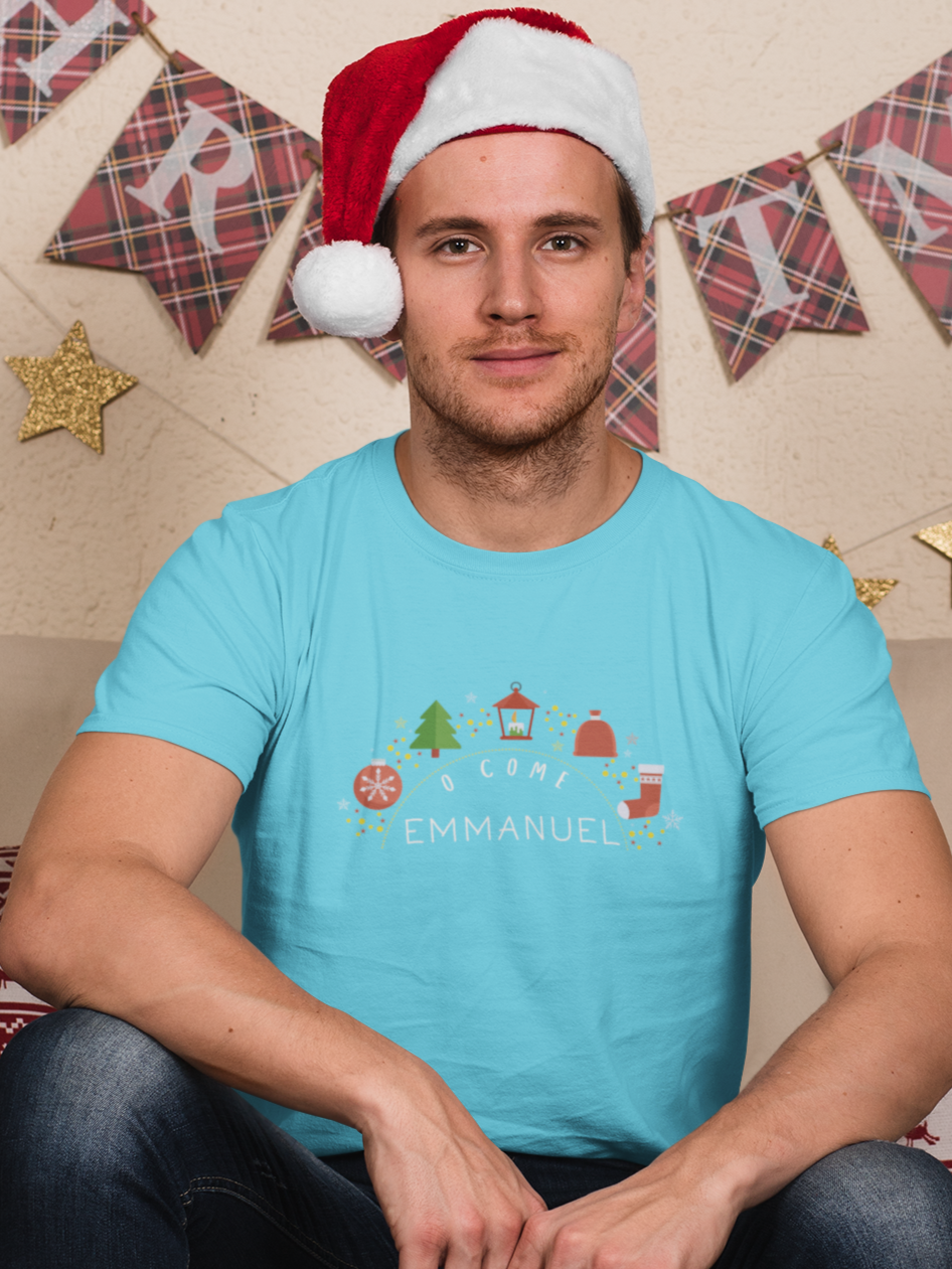 O COME EMMANUEL – Unisex Christian Christmas T-Shirt
