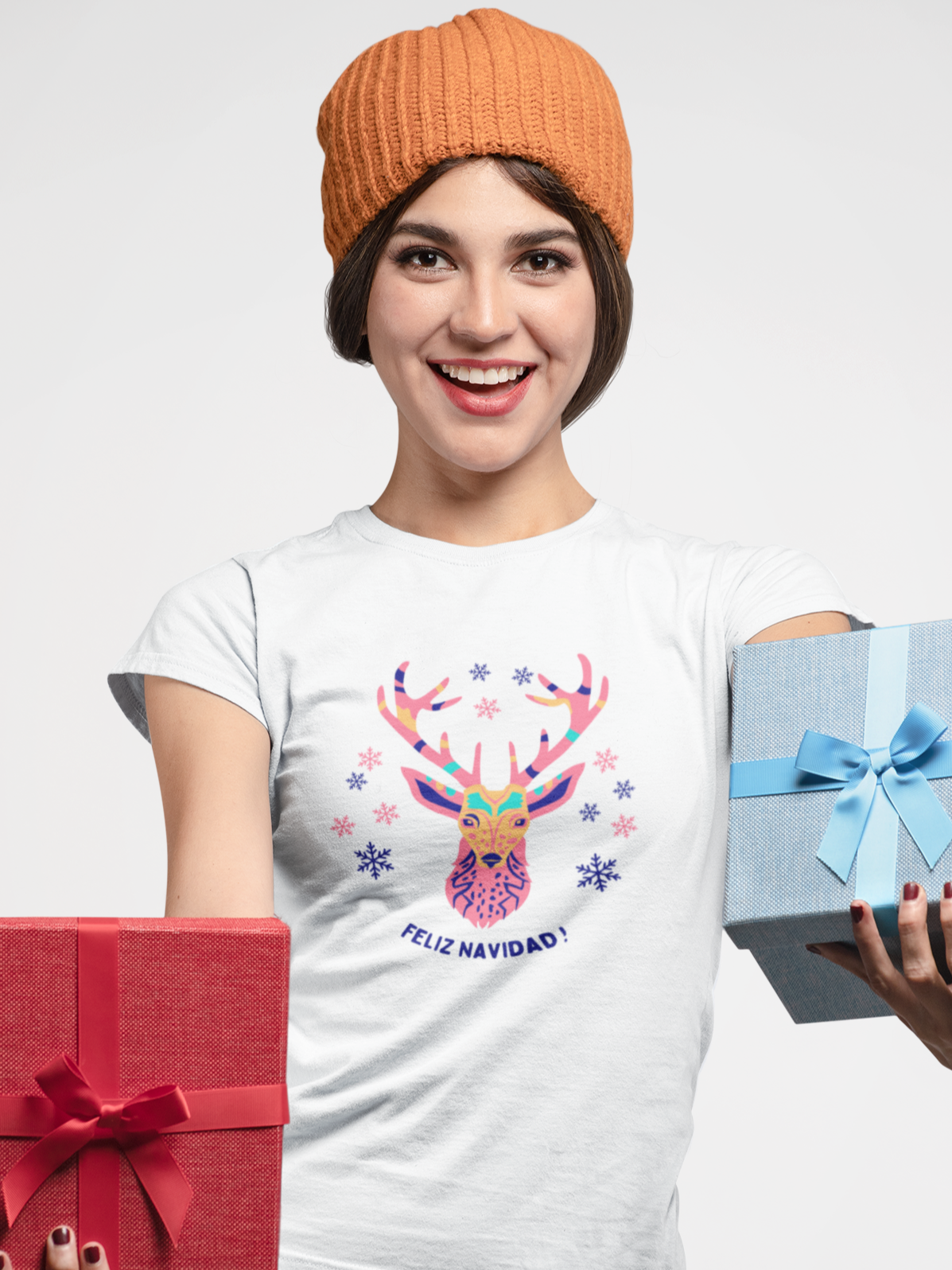 "Feliz Navidad" women's christmas t-shirt