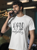 "1 with God is a Majority" unisex christian t-shirt