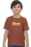 Brick Red “Chosen” boys christian t-shirt