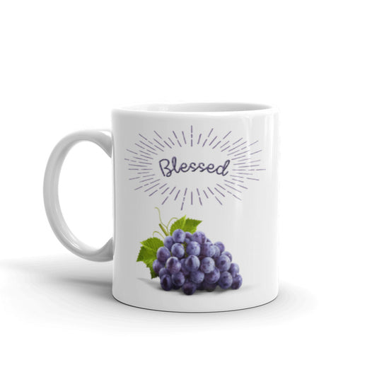 My cup overflows with Blessings - Christian Coffee Mug