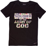 Black 'Soldier in the Army of GOD' unisex christian t-shirt