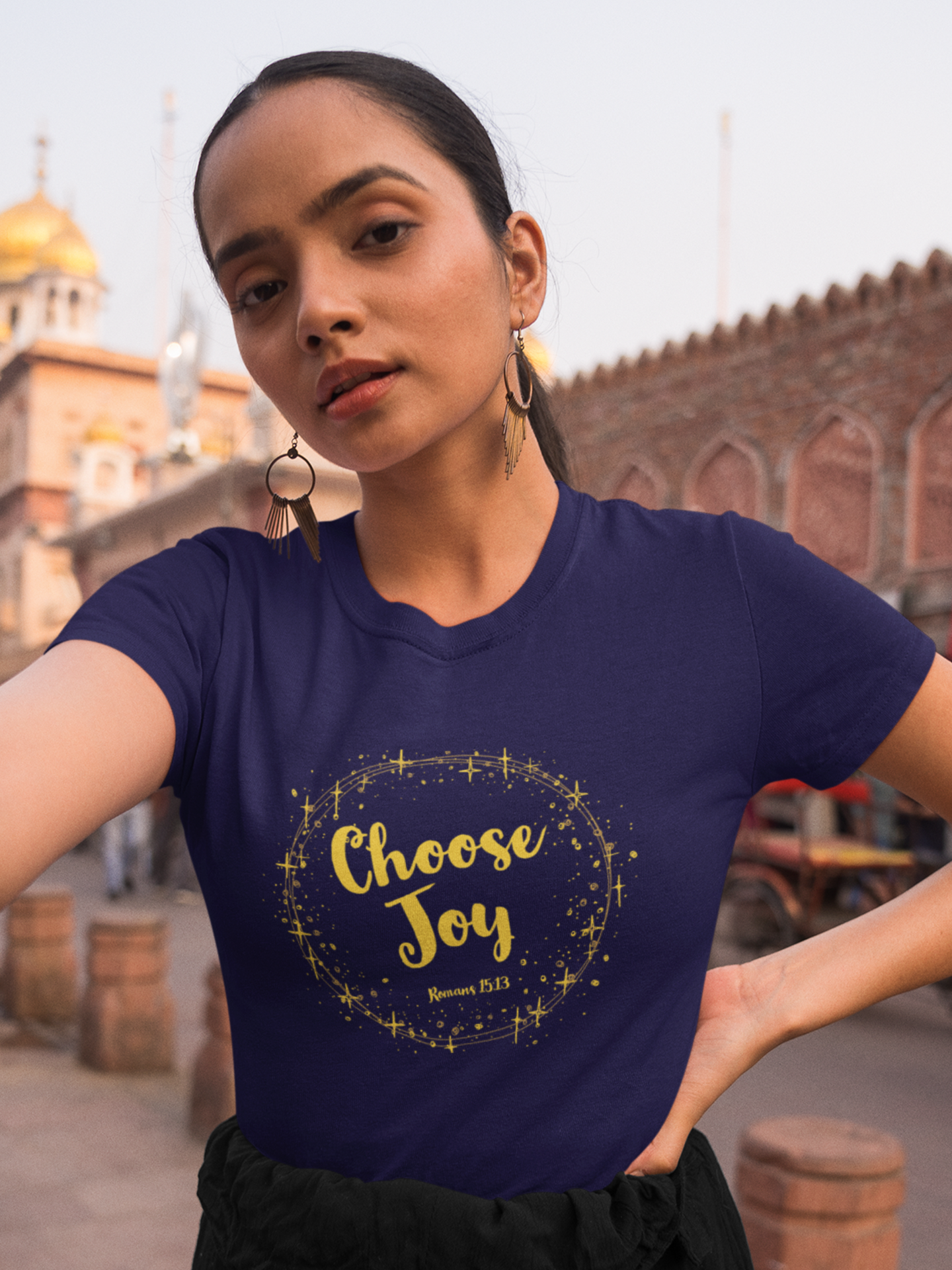 “Choose Joy” womens Christian t-shirt