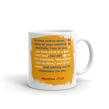 "Faith can move mountains" - Christian Coffee Mug