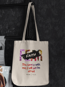 "Faith over Fear" Tote Bag