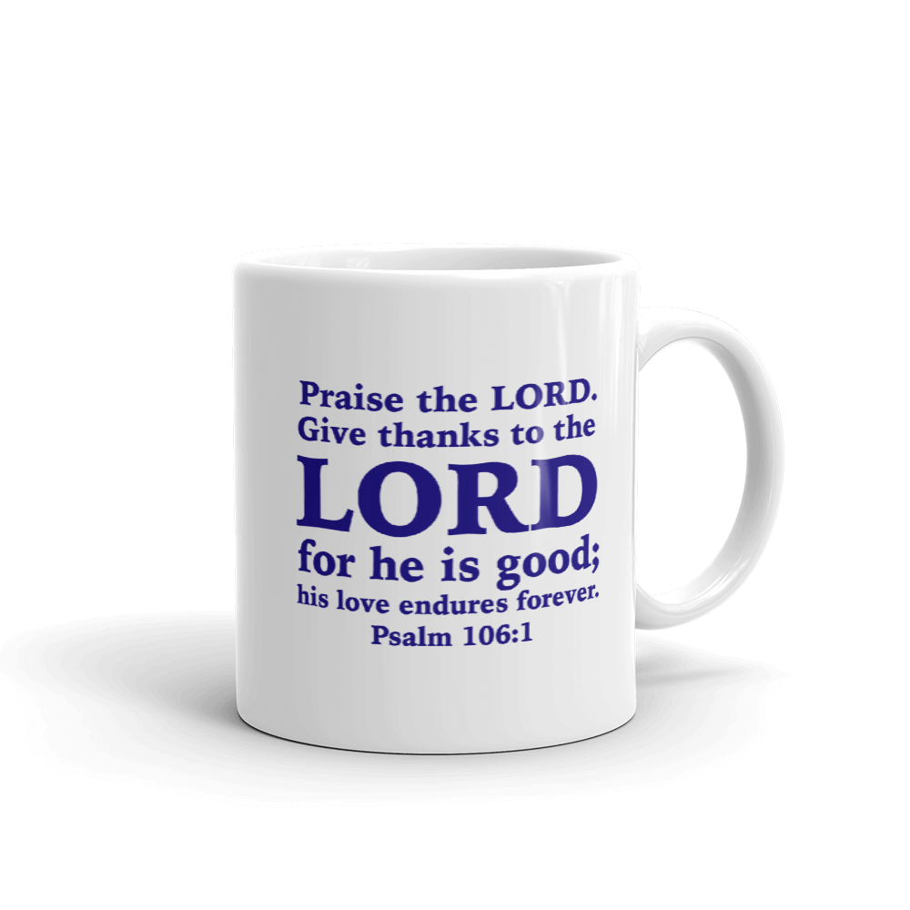 "Give Thanks to the Lord" - Christian Coffee Mug