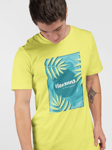 Yellow "Hosanna in the highest" unisex christian t-shirt