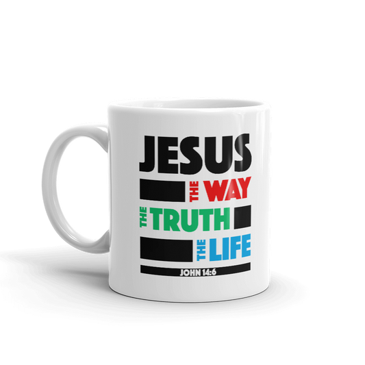 Jesus, The Way, The Truth, The Life - Christian Coffee Mug