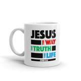 Jesus, The Way, The Truth, The Life - Christian Coffee Mug