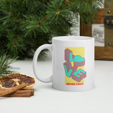 Love never fails - Christian Coffee Mug
