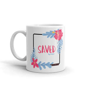 "Saved by Grace" - Christian Coffee Mug