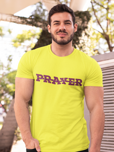 Yellow "Take it to the Lord in Prayer" unisex christian t-shirt